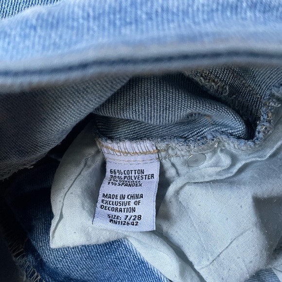 Light washed jeans blue savy size 7 Ripped skinny jeans - Picture 8 of 12